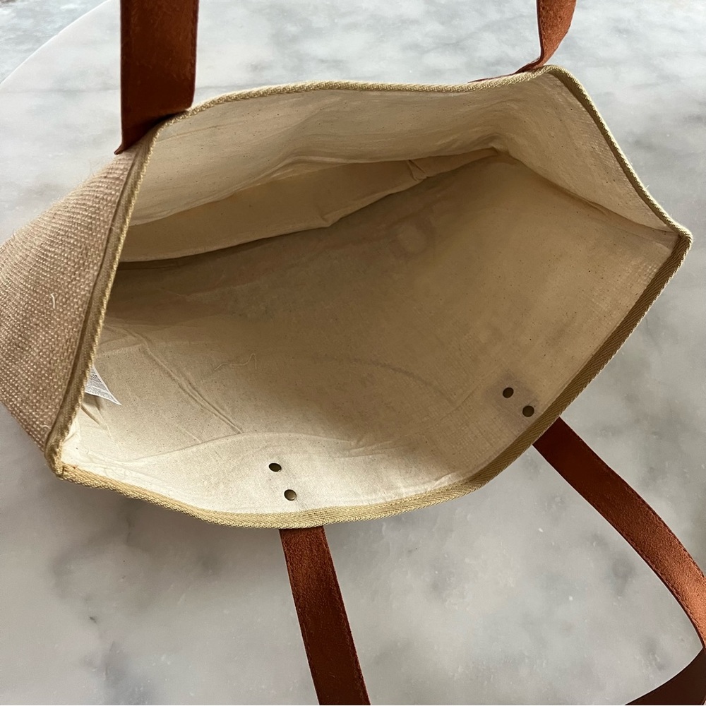 NWOT. Nespresso Jute Tote Bag. - Picture 4 of 6